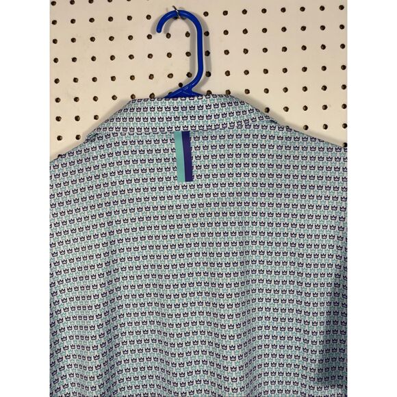 Rhoback “crown” print polo shirt size L - Picture 4 of 6